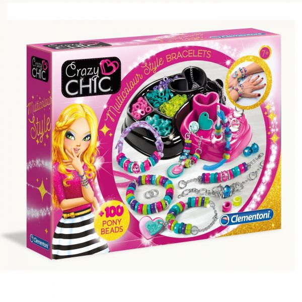 Kolorowe Bransoletki Dla Dzieci Crazy Chic - Clementoni