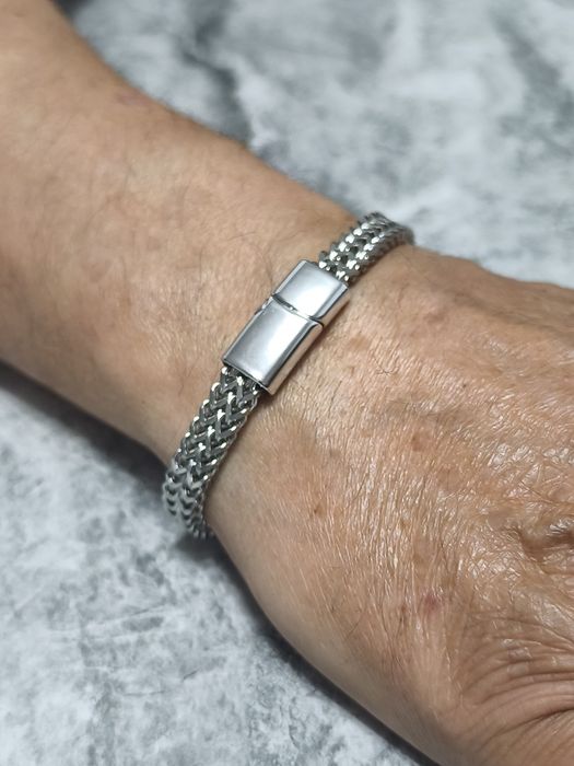 Pulseira Hip Hop Prateada