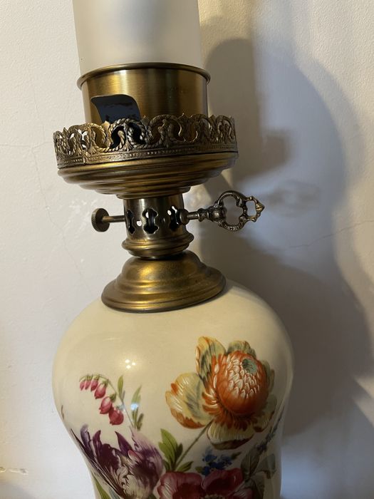 Candeeiro vintage de ceramica
