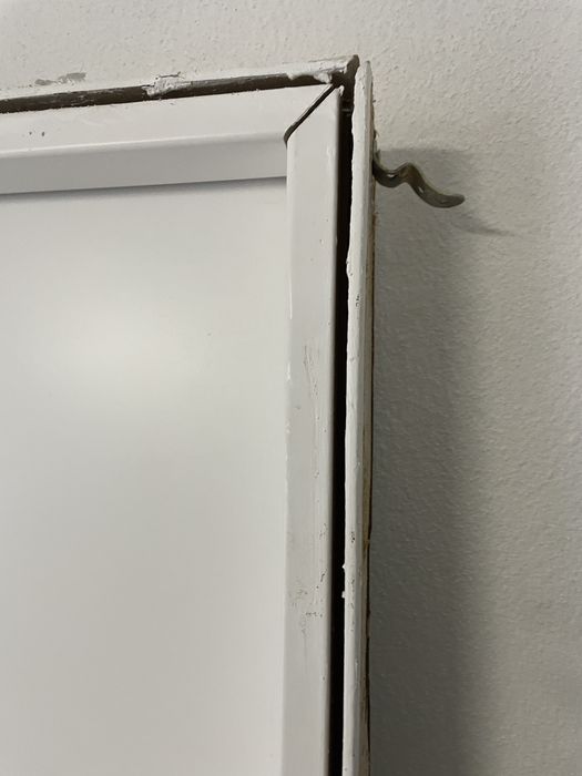 Porta de entrada blindada branca 205x85