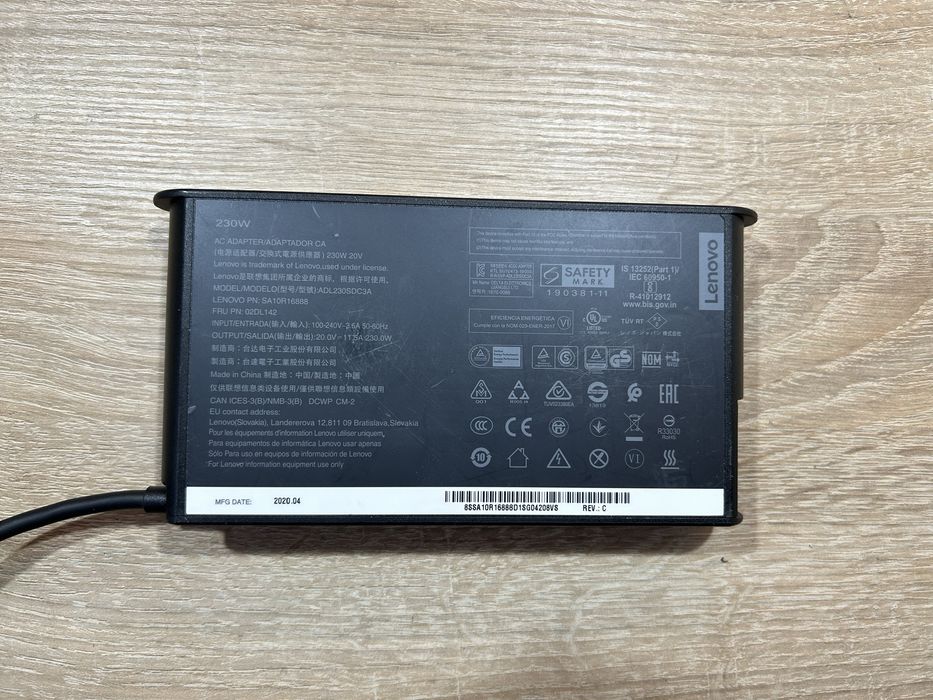 Блок живленя Lenovo 230w 20v 11.5a