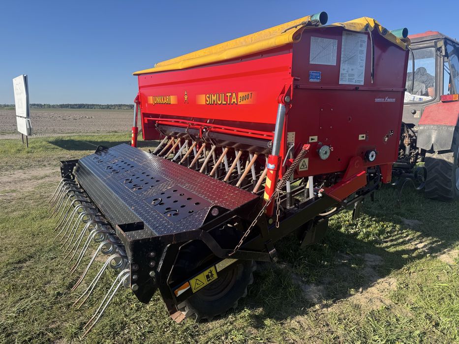 Сівалка Зернова Дискова 3-метри Simulta Junkkari 3000T як Vaderstad