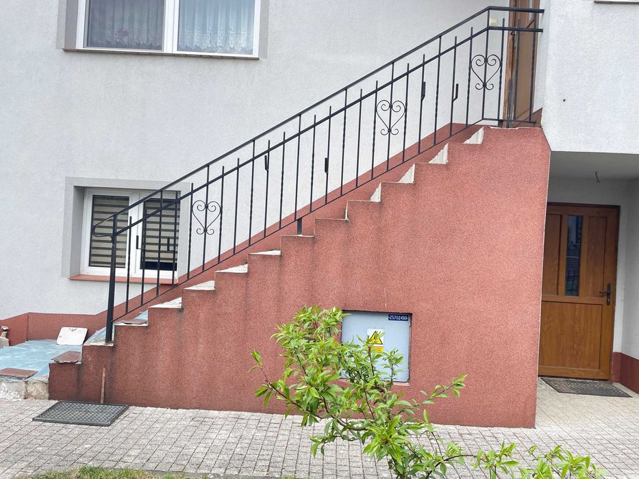 Zewnętrzna balustrada schodowa