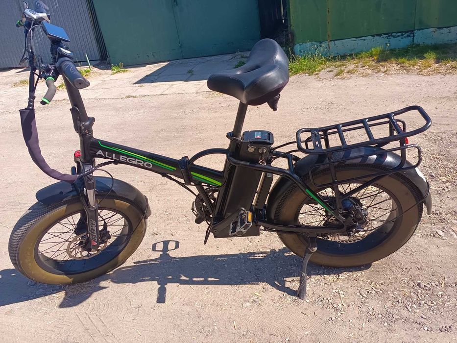 Rower elektryczny składany