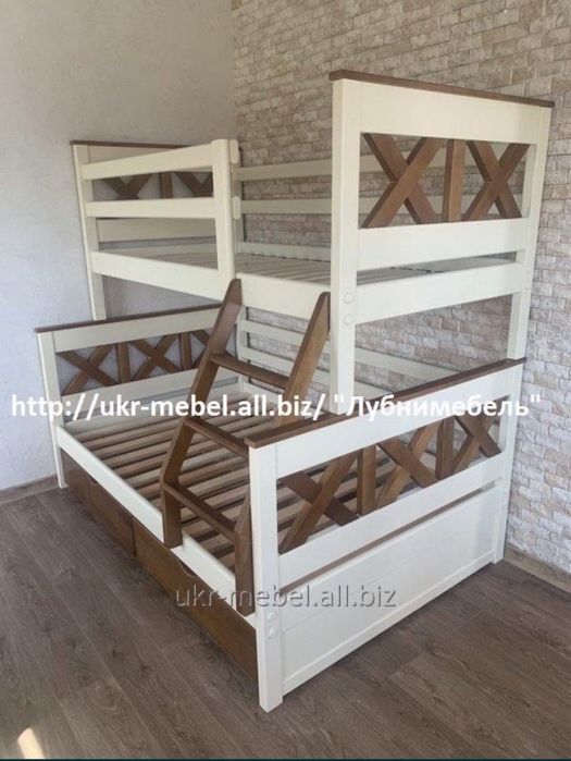 Ліжко двоповерхове  "Тян-120", кровать двухьярусная