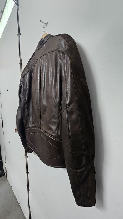 Casaco mota vinatge pele e pele vaca ROKKer