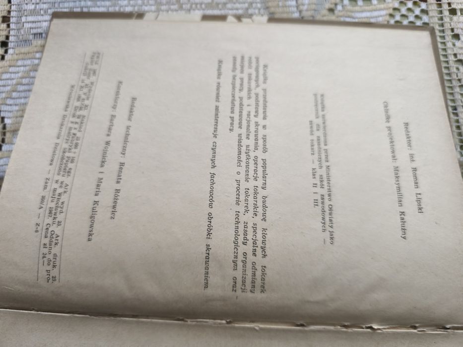 Zbigniew Jaworski Tokarstwo