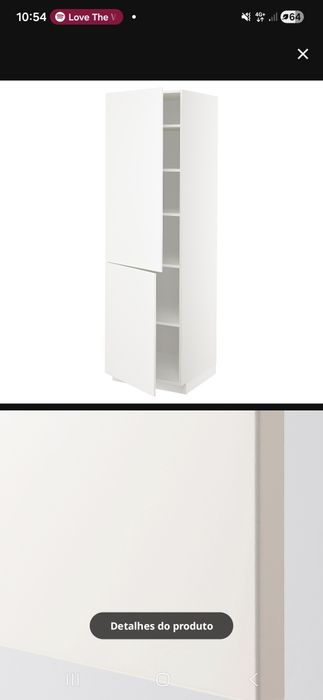 2 armários altos ikea 80cm largura × 200cm altura