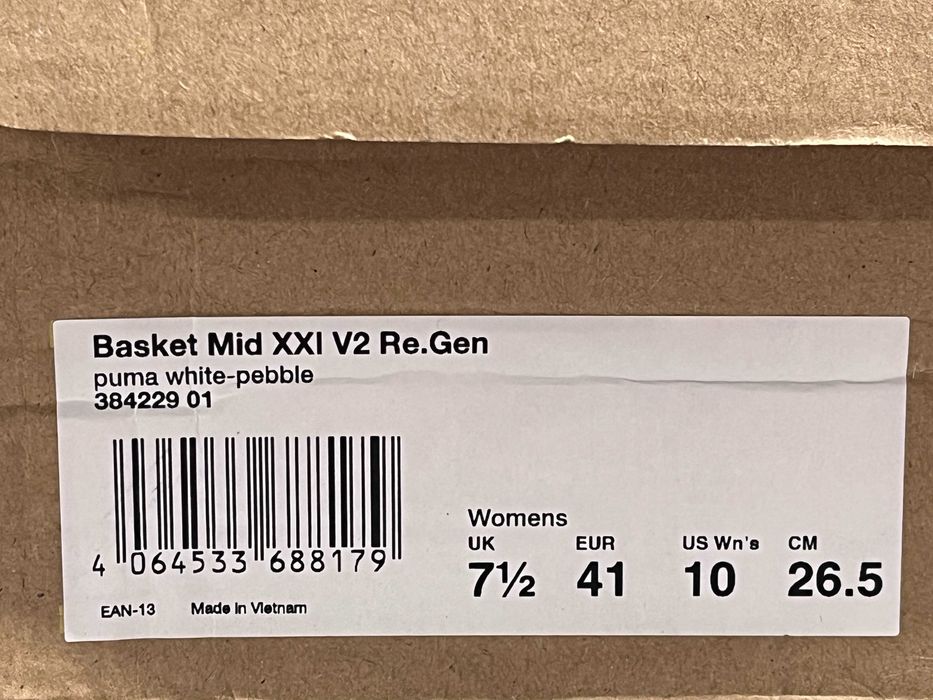 buty męskie sneakersy puma basket mid v2 41