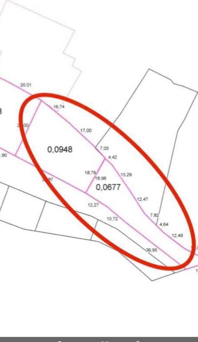 с Хотів, вул Гагаріна ділянка під забудову .
