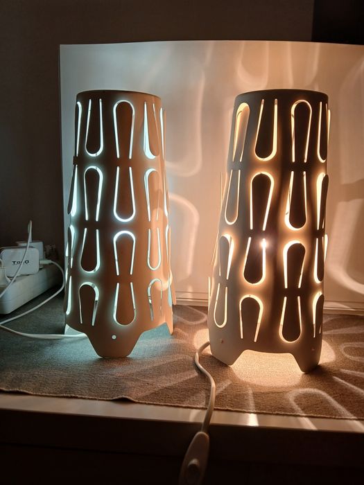 Candieeiros  branco de metal ikea