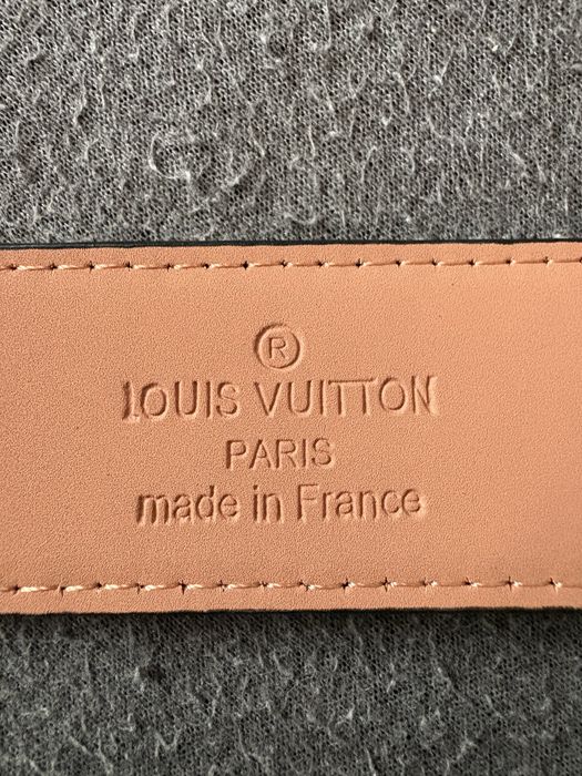 Czarny pasek Louis Vuitton