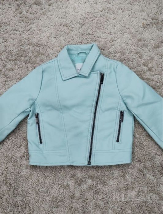 Куртка из экокожи для девочки