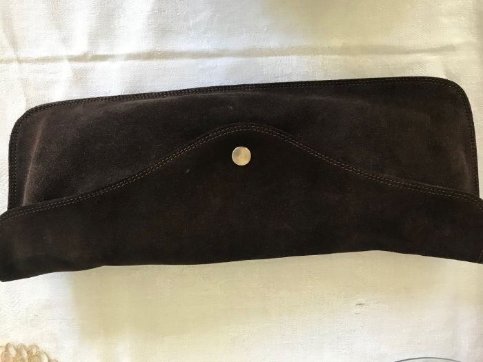 Bolsa com chinelos de Pele 42