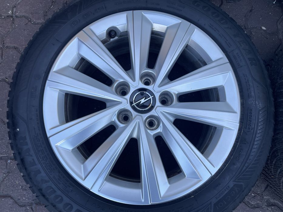 Alufelgi astra K, 16 cali, 5x108 + opony wielosezon 23 rok!