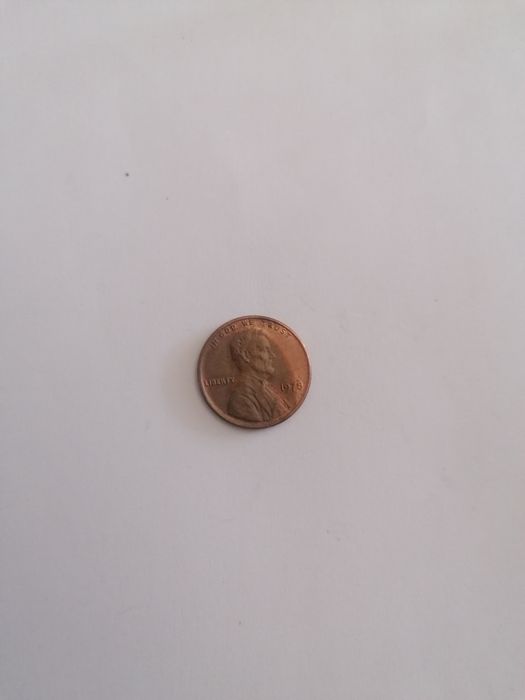 Moeda antiga One cent USA 1978 Abraham Lincoln