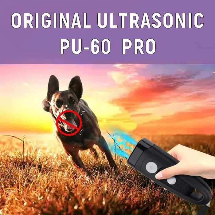 Мощный ультра отпугиватель собак Ultrasonic PU60 PRO відлякувач тренер