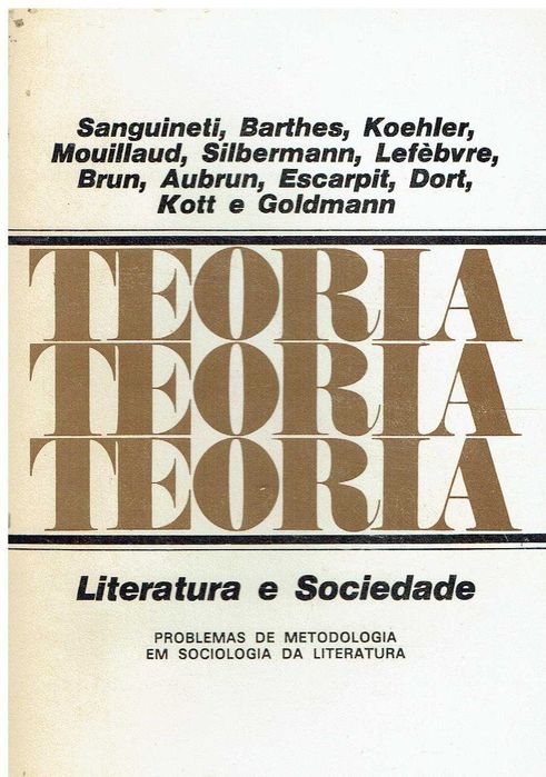 7830

Literatura e Sociedade Problemas de Metodologia
