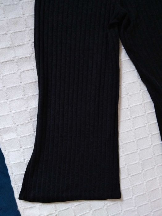 Calças Negras Stradivarius XS