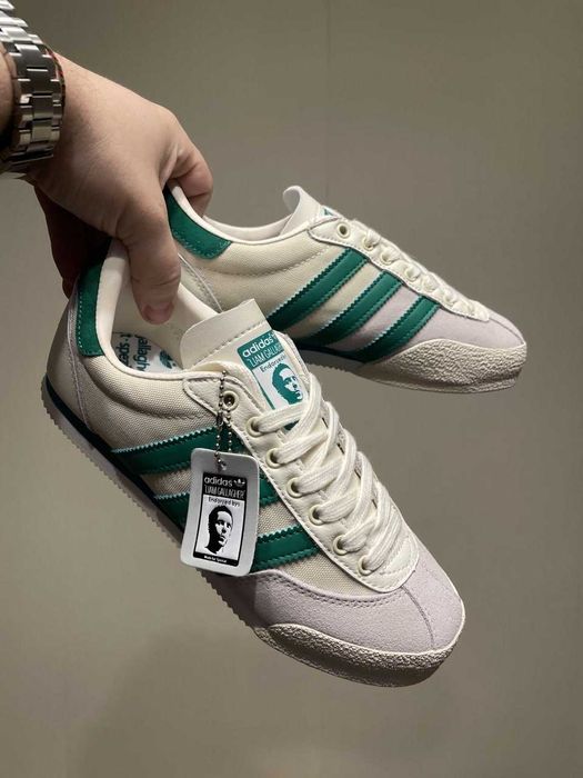 Кросівки Adidas Spezial x Liam Gallagher Beige Green | кроси Адідас