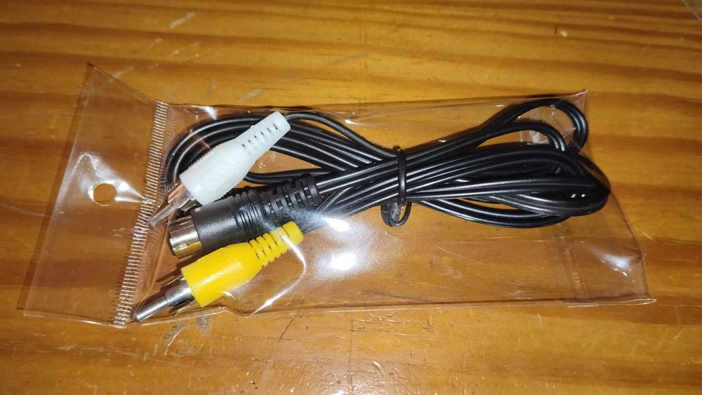 Cabo AV para Sega Mega Drive 2 e 3 - Novo e Lacrado