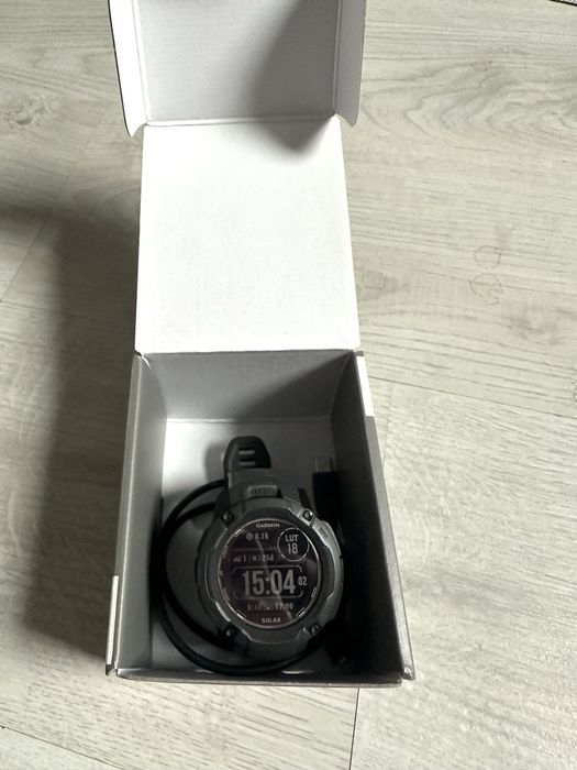 Garmin Instinct 2X Solar – stan jak nowy + kabel do ładowania
