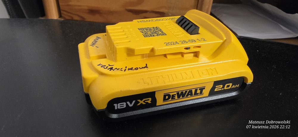 Bateria DeWalt 2Ah 18V