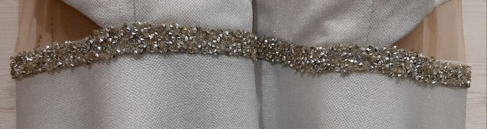 Sukienka ombre (srebrno-czarna) na Sylwestra/wesele/studniówke