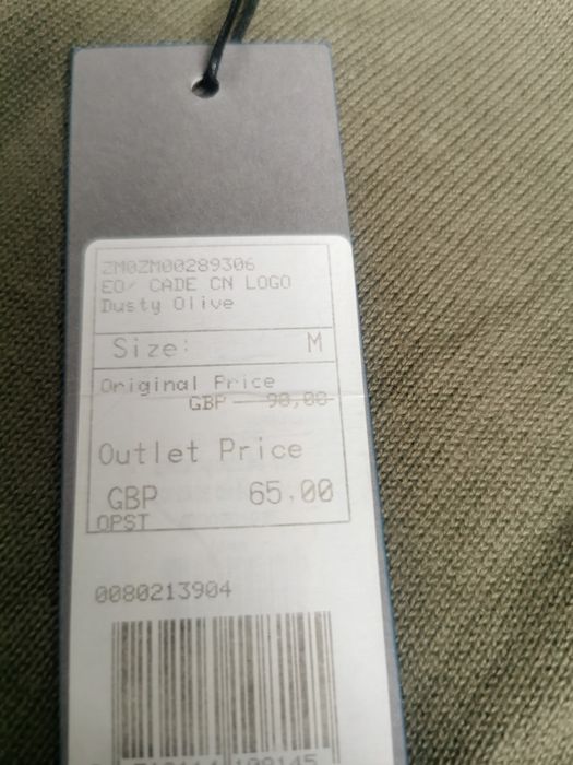 Sweterek Calvin Klein oliwkowy roz. M nowy