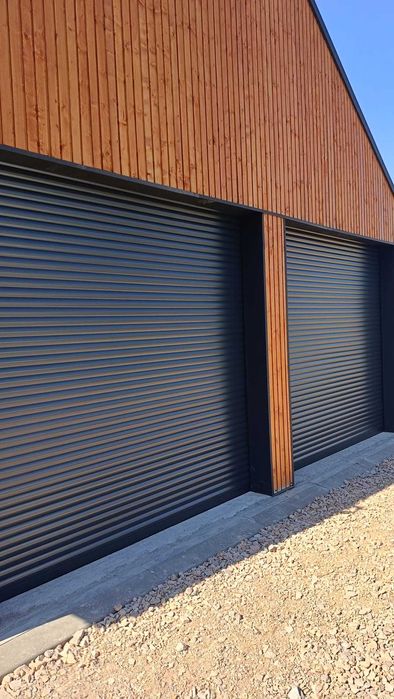 Brama rolowana z napędem garażowa