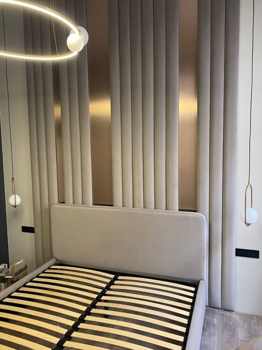 М‘які стінові панелі та ліжка під замовлення!