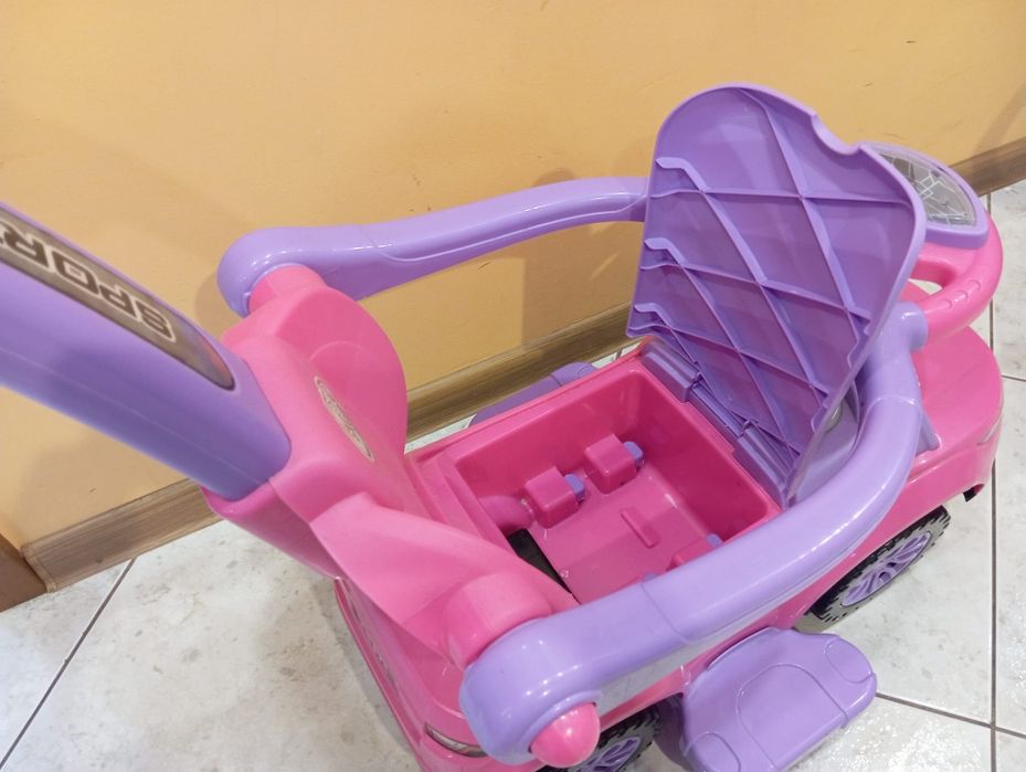 Jeździk pchacz chodzik - auto 3w1