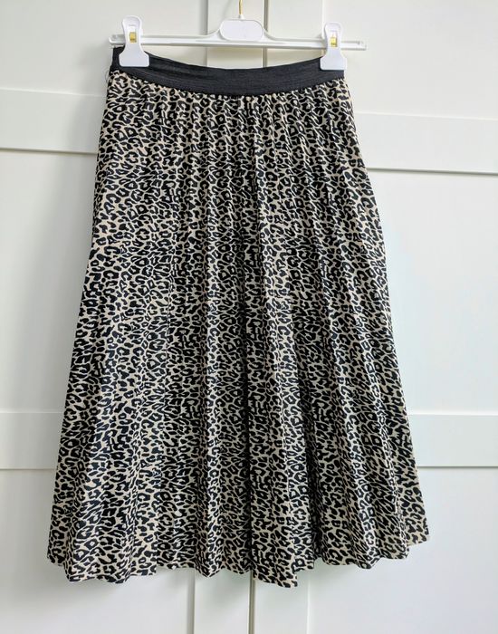 Spódnica plisowana panterka
