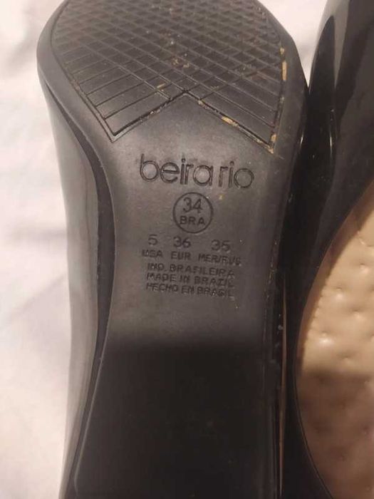 Sapatos salto alto Seaside X Beira Rio