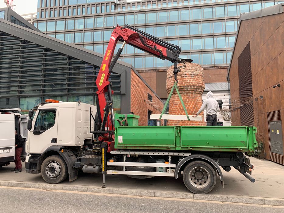 Transport hds , wynajem wózka widłowego big bag na gruz kontenery