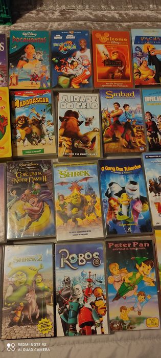 Lote de  VHS Coleção Animação Clássicos Disney