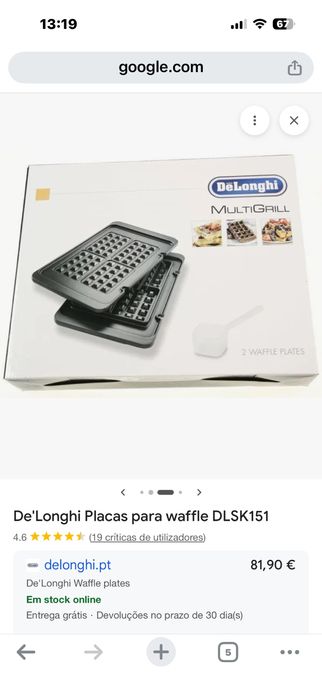 Grelhador de Placas DELONGHI CGH1012D