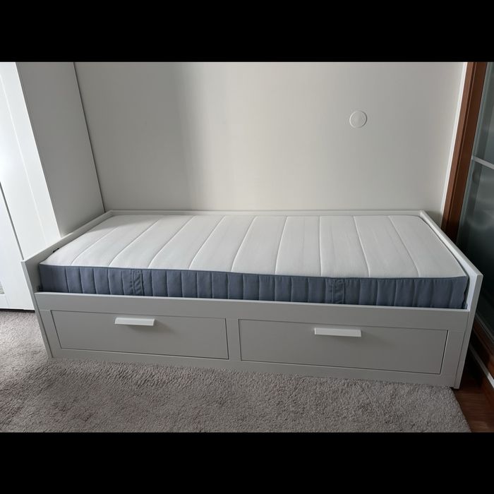 BRIMNES cama individual dupla