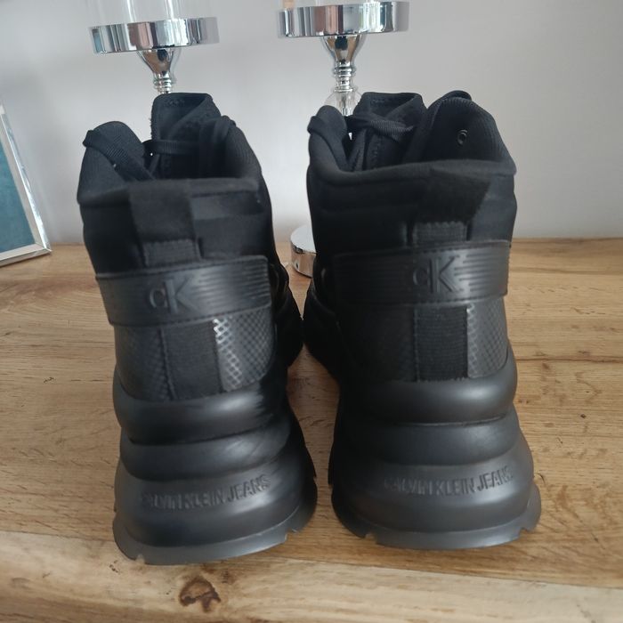 Botki Calvin Klein sneakersy 40 platforma