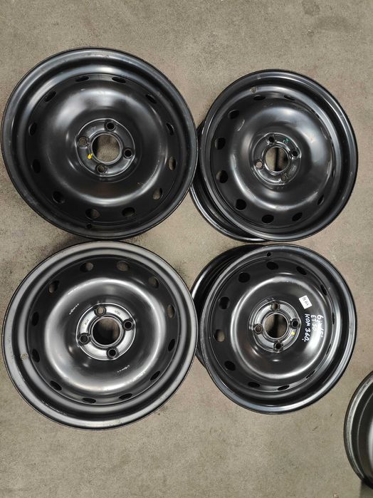 Felgi stalowe 6jx15” 4x100 ET50 Dacia Renault Nissan FS144 Komplet