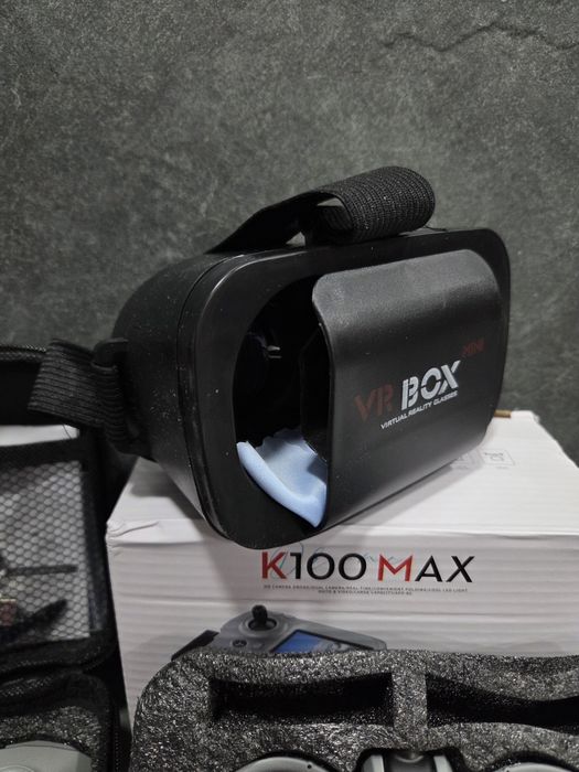 Дрон K100max з VR окулярами, міні дрон, дрон для початківців, дрон для дітей,дрон з камерою 8К, квадрокоптер