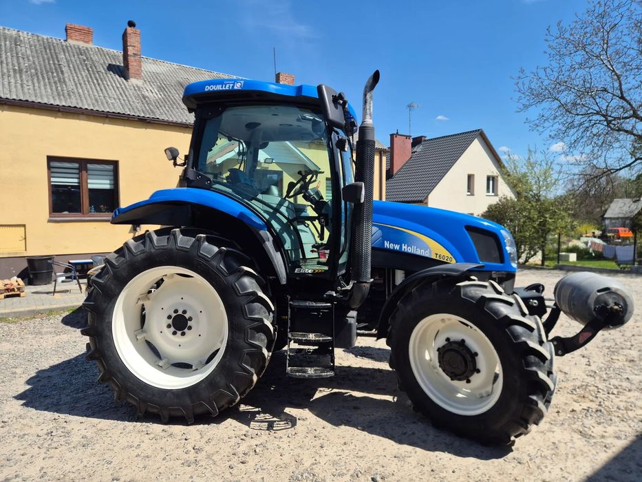 New Holland T6020 elite T6.120  case maxxum t5  New Holland T6020 elite Miekka Oś miekka kabina Tuz Klimatyzacja