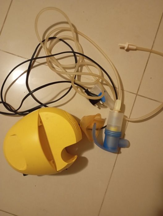 sistema de inalação e nebulização a compressor