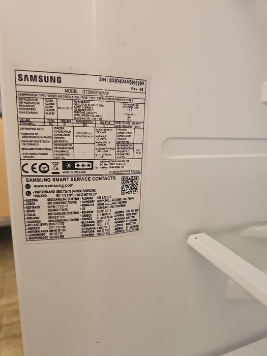 Frigorífico Samsung RT29K5030WW – 300L – No Frost – Excelente Estado