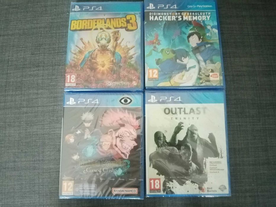 Jogos novos e selados PS4