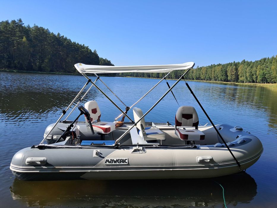 PONTON MAWERIC 370C cały zestaw jak nowy.