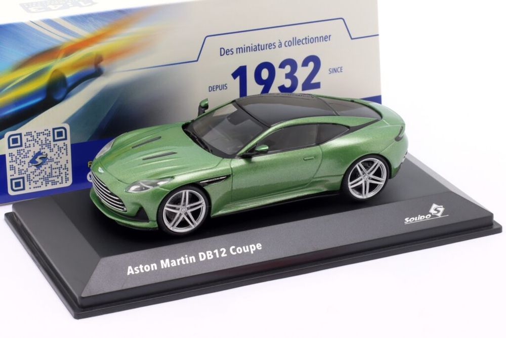 Solido ASTON MARTIN DB12 2023 Green metallic 1/43