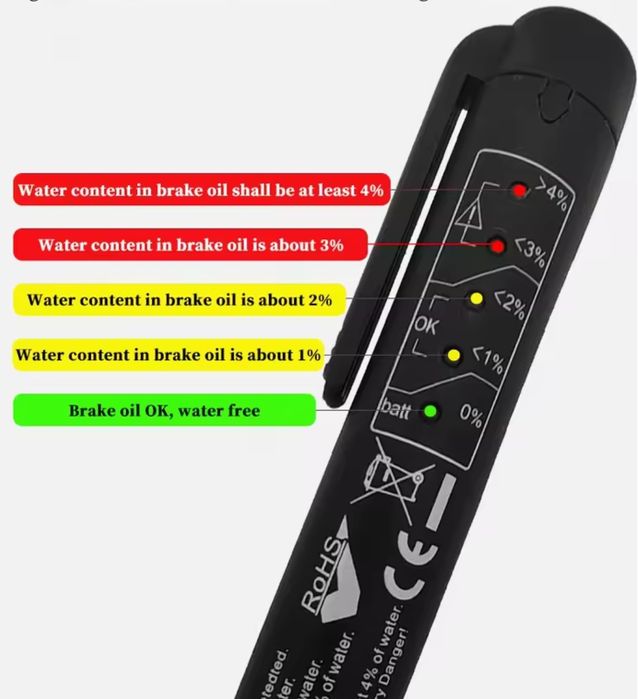 Caneta teste óleo dos travões