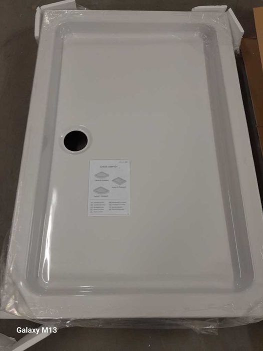 Brodzik 120x80 prysznicowy wysoki akryl z obudową prostokątny bez syfonu