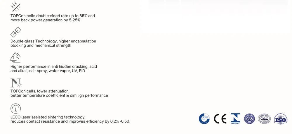 Paleta 36x Panel Fotowoltaiczny DAH Solar 610W Bifacial Silver